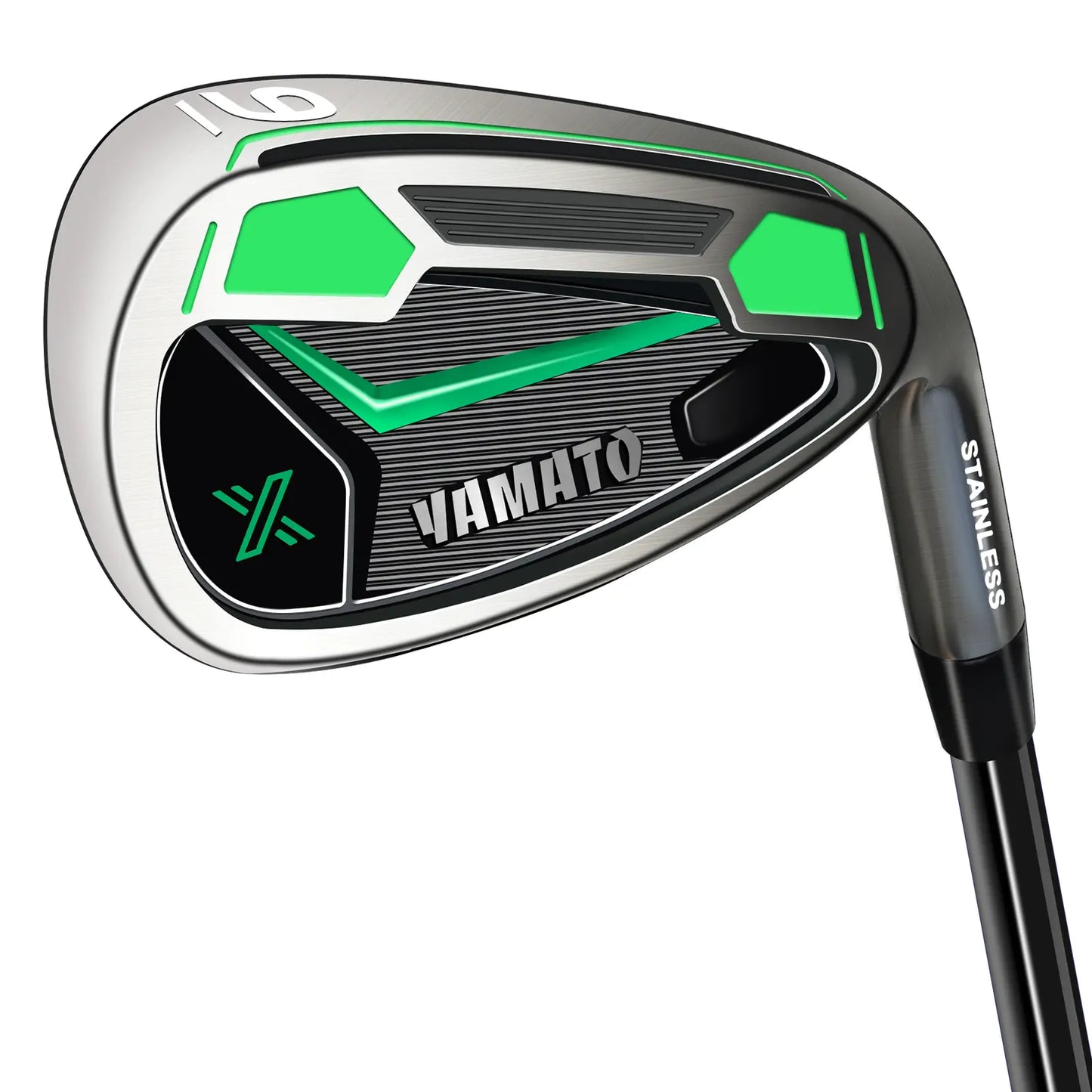 Yamato Carbon Steel 9 Iron Golf Club – Front View