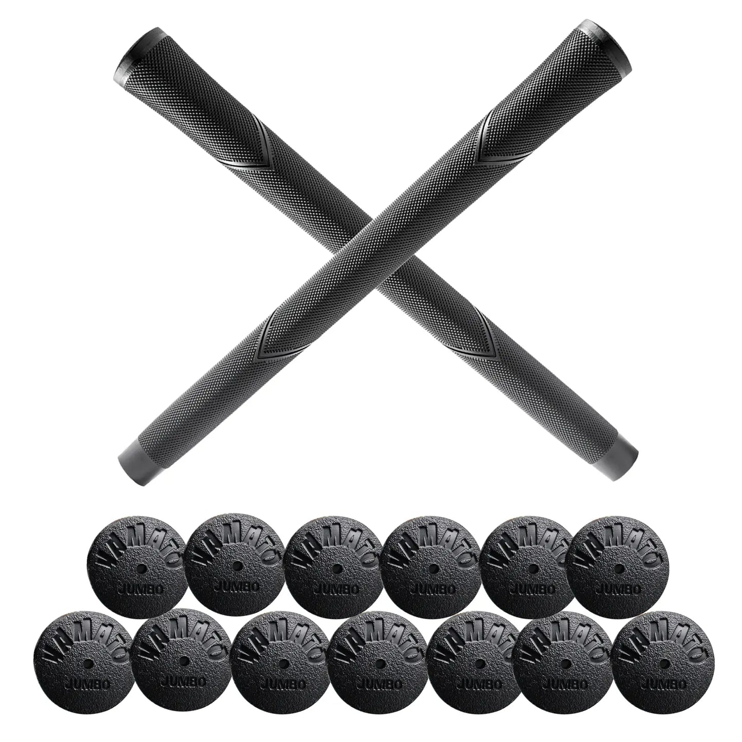 Bottom View of Yamato Jumbo Golf Grip with Anti-Slip Base Design