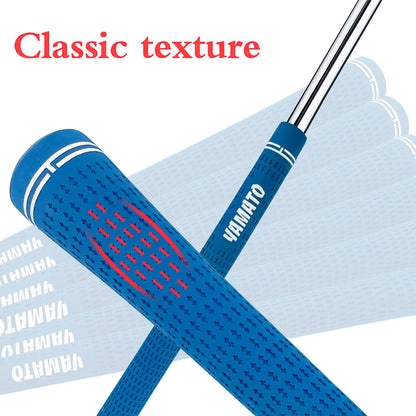 Close-up showing premium natural rubber texture with anti-slip pattern for all-weather performance.