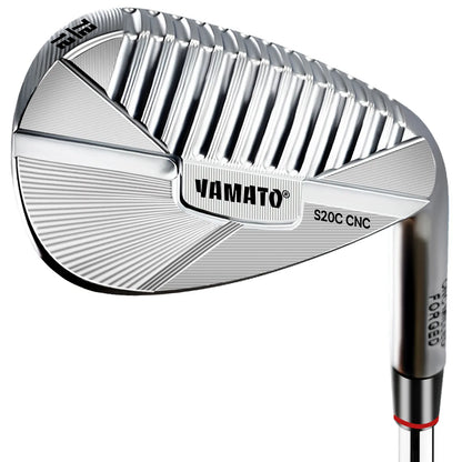 Yamato 72° wedge for maximum loft, full face grooves, forged feel
